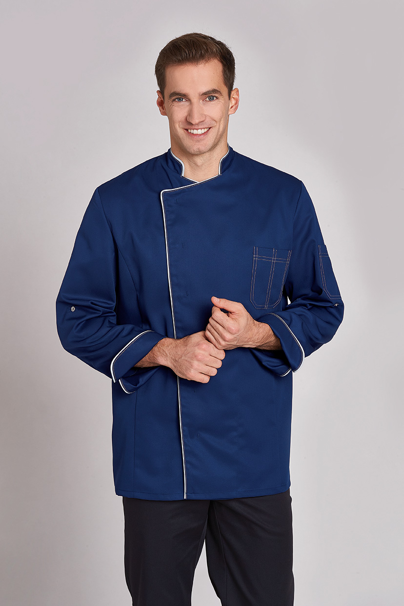 Kochjacke, Herren, Langarm